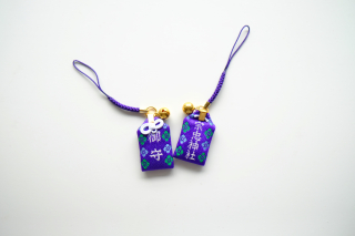 鈴付健康守（紫）