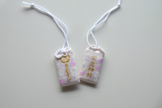 縁結び守（桃白）